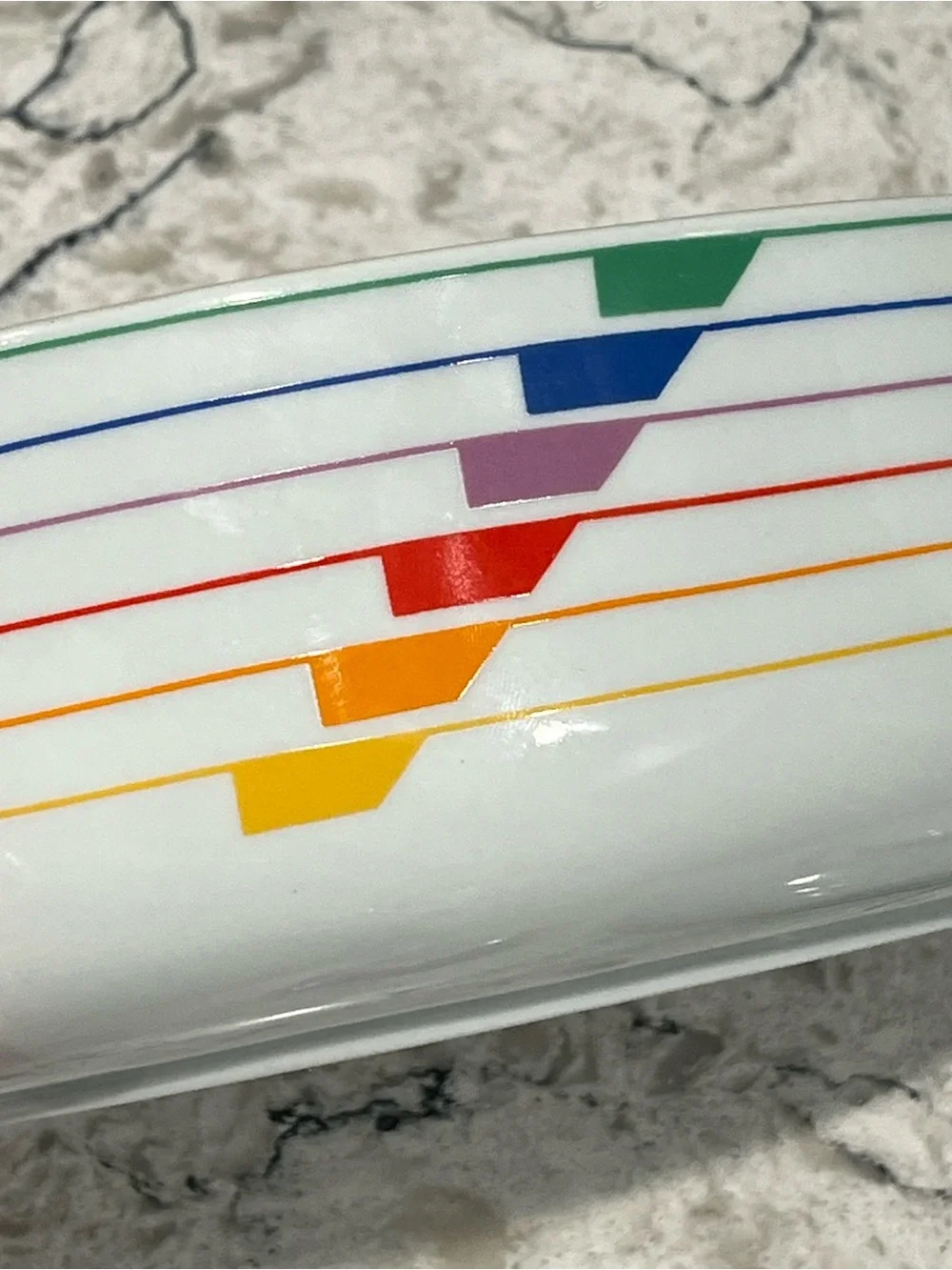 1980 Vintage Block SEXTET Harmony Rainbow Vista Alegre kitchenware pot lid